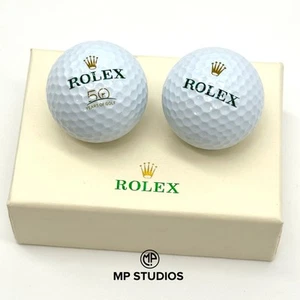 Rolex 50 Years of Golf 2017 Commemorative Golf Balls AD VIP Gift - Picture 1 of 5
