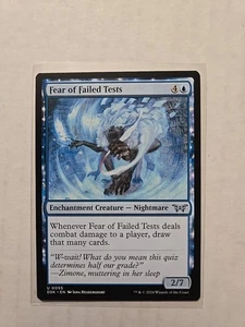 Fear of Failed Tests - Duskmourn - LP - MTG Magic - Uncommon - Creature  - Picture 1 of 1