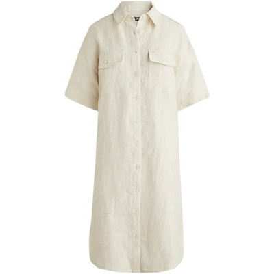 J Crew Utility Camisa-Vestido en Lino Pequeño Lino Foto 1 de 4