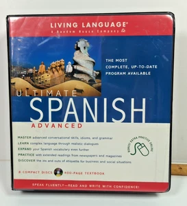 Ultimate Spanish Advanced Language A/B Course 8 CD's With Textbook !!READ!! - Picture 1 of 12
