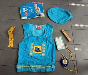Vtg Britt Thomas & Friends Boys sz 4-6 Conductor Dress Up Costume & Accessories - Picture 1 of 6