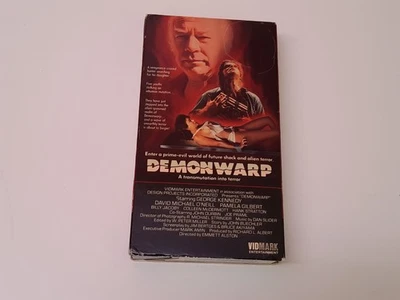 Demonwarp Demon Warp 1988 Uncut VHS USA NTSC Vidmark Video George Kennedy - Bild 1 von 4
