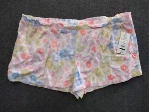 SECRET TREASURES Women's Pull On Opp Shorts Sleepwear PJ Paw Print Size XL 16-18 - Picture 1 of 10