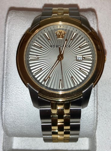 Orologio uomo Versace autentico al dettaglio $1295 nuovo con scatola VELQ005 19 41mm