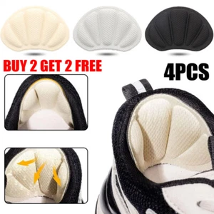 4PCS Back of Heel Cushion Inserts Mesh Heel Grips Pads for Boots Loose Shoes - Picture 1 of 13