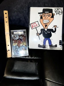 TOPPS TOMMY LASORDA PSA/DNA SIGNED  Brooklyn DODGERS RARE POSTCARD SWEET ESTATE⚾ - Picture 1 of 6