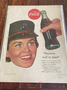 Vintage 1953 Coca Cola Situation Well In Hand ad - Picture 1 of 1