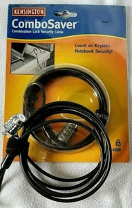 2 cerraduras de cable combinado Kensington # 64050, cable de 6 pies, 1 nuevo, 1 usado - Imagen 1 de 5