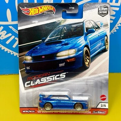 Hot Wheels Premium Modern Classics '98 SUBARU IMPREZA 22B STi Car Culture 2020 - Image 1 of 4