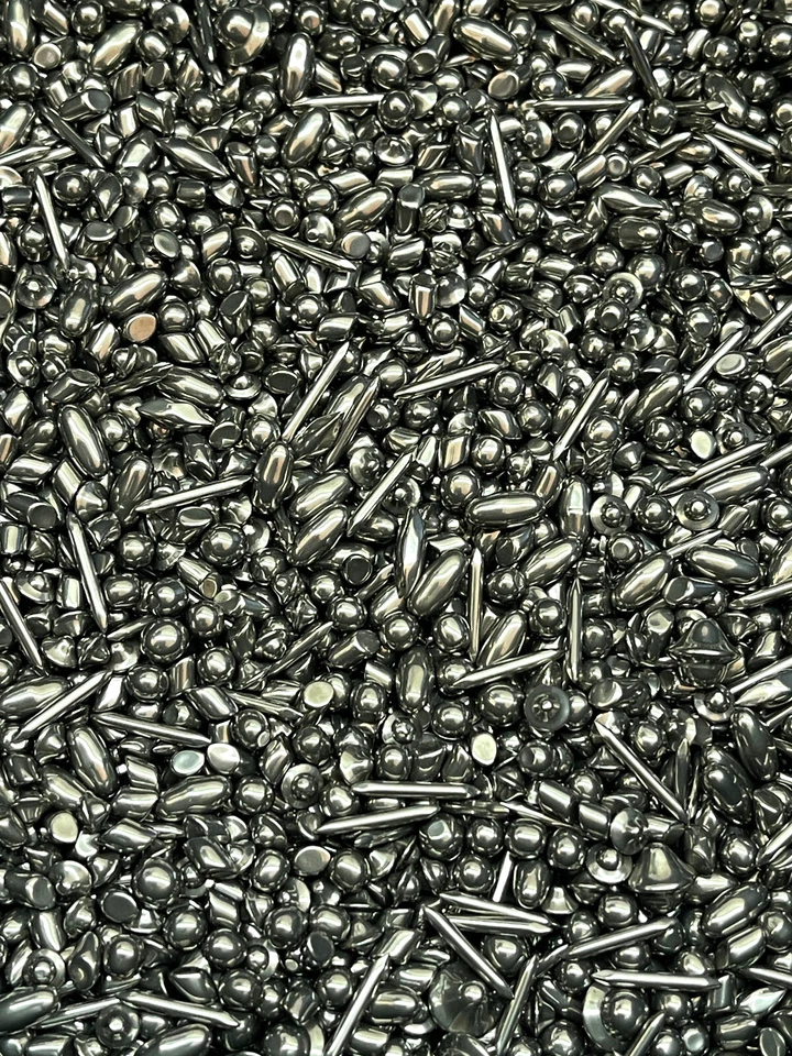 5磅不锈钢翻滚介质射击珠宝商混合4种形状不倒翁饰面 — 第 1/1 张图片