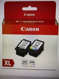 Canon PG-245XL Black & CL-246XL Color Ink Set 8278B023 Genuine Sealed New! - Picture 1 of 1
