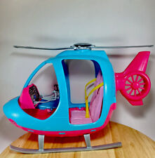 Barbie Helicopter Dreamhouse Adventures Pink And Blue 2018 Mattel Seats 2