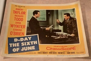 11” x 14” Filmposter Lobbykarte - D-Day - Der sechste Juni (Argumentszene) - Bild 1 von 2