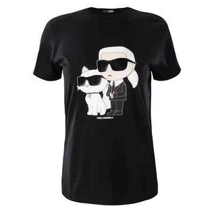 $59 KARL LAGERFELD PARIS Para hombres Calce Ajustado Karl & Choupette Gráfico Talla Grande - Imagen 1 de 4
