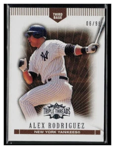 2007 Topps Triple Threads #1 Alex Rodriguez Sepia /559 - Picture 1 of 2