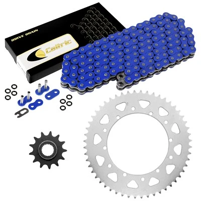 Blue O-Ring Drive Chain & Sprockets Kit for Yamaha TTR250 TT-R250 1999-2006 - Image 1 of 4