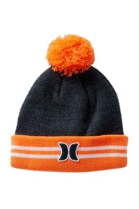 Gorro Universitario Hurley, Niños Tejido Icono con PomPom (Gris Dk o Marino) Juventud 8-20 - Imagen 1 de 9