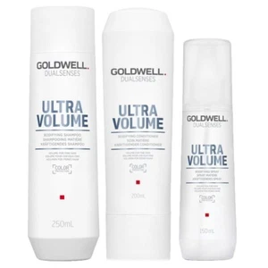 Set Para Cabello Fino GOLDWELL Kit DS Ultra Volume Shampoo + Conditioner + Spray - Imagen 1 de 1