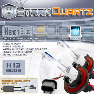 35W / 55W Xenon HID Bulbs Hi Lo Head Light 8000K Blue - H13 9008 Replacement (B) - Bild 1 von 3