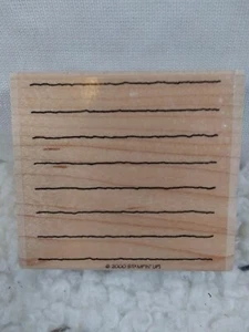 Linien Holzstempel - Bild 1 von 2