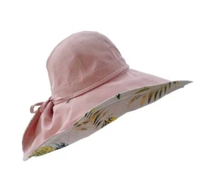 Women's Big Wide Brim Sun Hat w/Ponytail HoleUV Protection UPF 50+ Beach Buck... - Picture 1 of 9