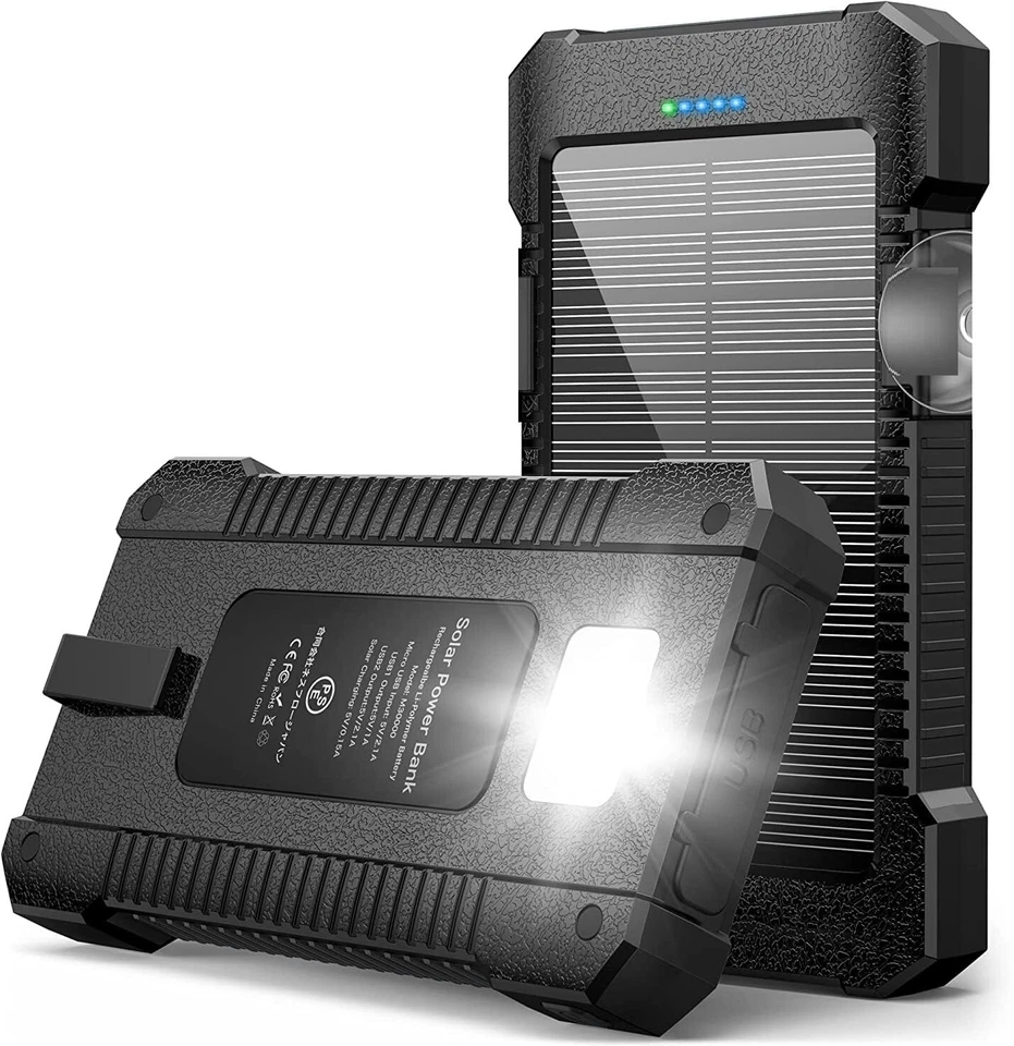Cargador portátil USB Super 30000 mAh 2025 banco de energía solar para teléfono celular regalo Foto 1 de 4