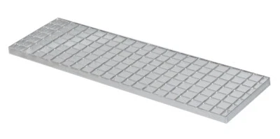 Treppenstufen 800/900/1000/1200x250 feuerverzinkt Gitterroststufen Metallstufe - Bild 1 von 4