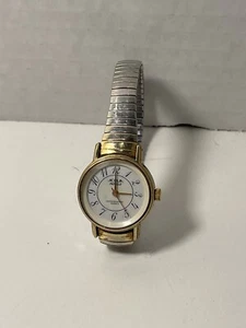Acqua By Timex Indiglo Ladies Quartz Watch Gold Tone White Dial P9 Working - Picture 1 of 5