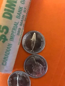 Canada 1967 fish 10 cents uncirculated from mint roll - Picture 1 of 1