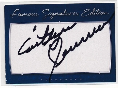 Caitlyn (BRUCE) Jenner- Signed Famous Signature Edition Card Cover