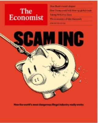 The Economist еженедельный журнал (США) выпуск 8-14 февраля 2025/SCAMING - Изображение 1 из 3