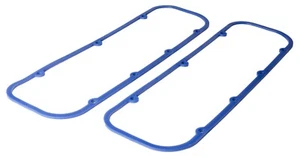 BB Chevy 1965-2000 - Blue Rubber Valve Cover Gaskets With Steel Inner Core - Picture 1 of 1