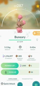 Pokémon Go ∣ Shiny Buneary - Picture 1 of 1