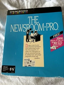 The Newsroom Pro Software for IBM PC DOS 2.0 or Higher, XT, AT, Tandy - Picture 1 of 4