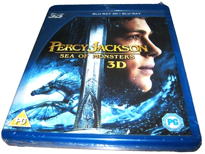 Percy Jackson: Sea of Monsters 3D - Blu-Ray - New Sealed - Region B - Image 1 of 2