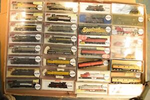 N Scale  ENGINES GP SD S 4 9 30 35 40 8-40 PA UP SP SF PACIF sold individually,