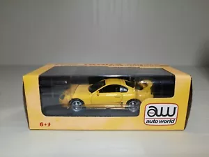 Modellino Statico Toyota Supra Wbros Auto Colore Giallo Scala 1:64 - Foto 1 di 1