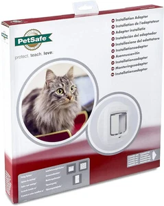 PetSafe Einbauadapter Mikrochip Katzenklappe PAC54-16246 Glas Metall Tür Wände - Bild 1 von 9