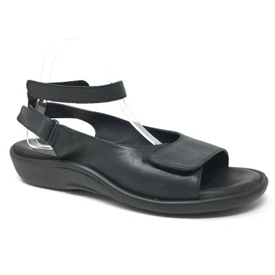 Sandalias Wolky Jewel Zapatos para Mujer Talla 10-10.5 EE. UU. 42 UE Cuero Negro Tirantes Foto 1 de 4