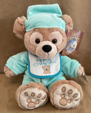 My first the story of Disney Bear PJs Baby Bib Pre Duffy Teddy Brown Plush Parks