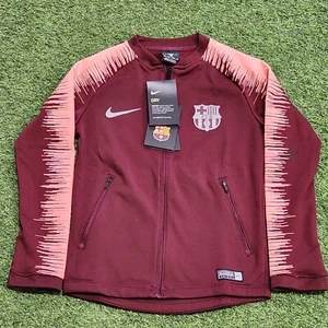 Nike Barcelona Youth Anthem Jacket Deep Maroon-Atomic Pink - Picture 1 of 5