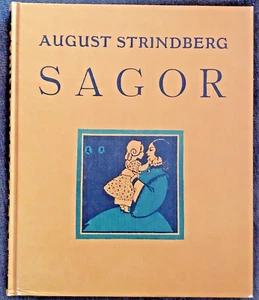 SAGOR Strindberg Bonniers Cloth 1st Thus In Norwegian NF 1985 GORGEOUS Color - Picture 1 of 24