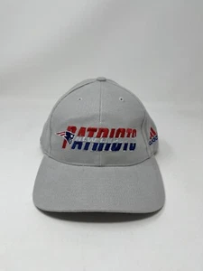 Vintage 2000s New England Patriots NFL Adidas Gray Strapback Hat - Bild 1 von 6