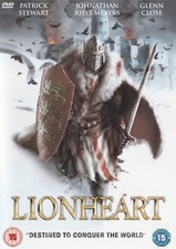 Lionheart AKA The Lion In Winter - Patrick Stewart, Glenn Close NEW Region 2 DVD