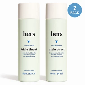 Hers Triple Threat Conditioner 6,4 Oz. Napa Rose 2er Pack Neu - Bild 1 von 1