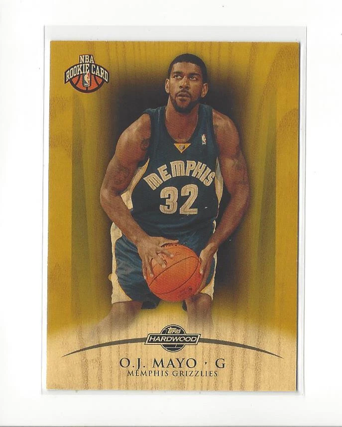 2008-09 Topps Hardwood Maple #103 O.J. Mayo (Shooting) Rookie Grizzlies /175  - Image 1 of 1