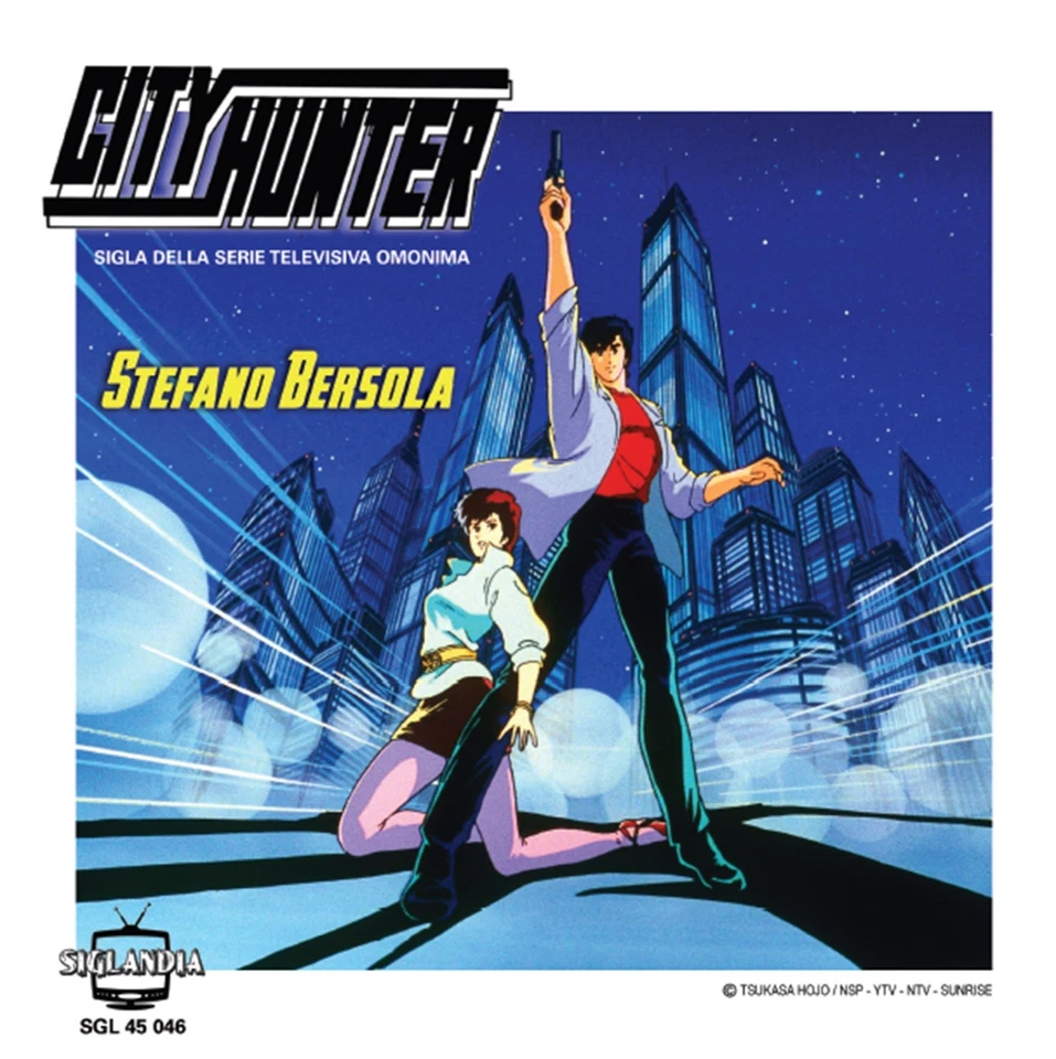 CITY HUNTER Sigla Italiana Vinile 45 giri ROSSO (Ed. Limitata) Stefano Bersola - Immagine 1 di 1