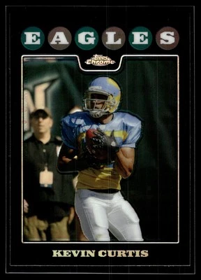 Kevin Curtis 2008 Topps Chrome Refractor Card #TC66 - Image 1 of 2