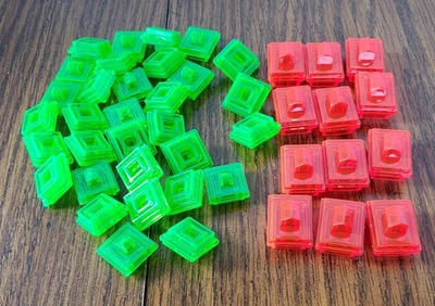 Monopoly Millennium Edition 1998 Parker Brothers Hotels & Houses Parts only - Image 1 of 3