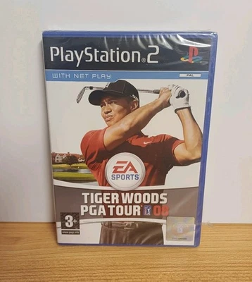 Tiger Woods PGA Tour 08 PS2 Game New And Sealed Playstation 2 Golf Game  - Image 1 of 3
